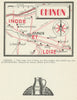 Chinon wine vins vignoble appellation map – Loire – Indre-et-Loire 1946