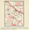 Coteaux de Saumur wine vins appellation map – Loire – Maine-et-Loire 1946