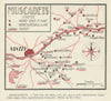 Muscadets wine vins vignoble map – Loire-Atlantique – Maine-et-Loire 1946