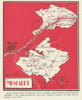 Muscadet wine vins vignoble map – Loire-Atlantique – Maine-et-Loire 1946