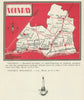 Vouvray wine vins vignoble appellation map – Loire – Indre-et-Loire 1946