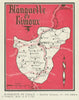 Blanquette de Limoux wine appellation map – Languedoc-Roussillon – Aude 1946