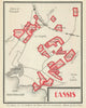 Cassis wine vignoble appellation map – Provence – Bouches-du-Rhône 1946