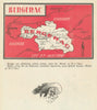 Bergerac wine vignoble appellation map – South West France – Dordogne 1946