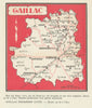 Gaillac wine vins vignoble appellation map – South West France – Tarn 1946