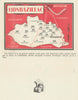 Monbazillac wine vins appellation map – South West France – Dordogne 1946
