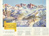 Madonna di Campilgio – Dolomites – Panorama & piste map by Heinrich Berann 1950