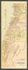 Beirut vilayet & Lebanon mutasarrifate—Levant—Israel—Syria—Ottoman map 1909