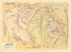Mosul vilayet — Northern Iraq — Tigris — Antique Ottoman Arabic map 1909