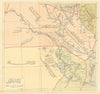Baghdad vilayet—Central Iraq—Tigris—Euphrates—Antique Ottoman Arabic map 1909
