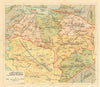 Bursa vilayet—Western Anatolia—Turkey—Balikesir—Kütahya—Ottoman Arabic map 1909