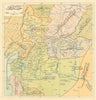 Aleppo vilayet—Southern Turkey—Northwest Syria—Antique Ottoman Arabic map 1909