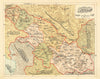 Kosovo vilayet—North Macedonia—Albania—Serbia—Balkans—Ottoman Arabic map 1909
