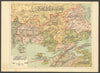 Edirne vilayet—Turkey—Greece—Thrace—Marmara—Antique Ottoman Arabic map 1909