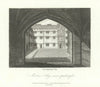 View of Merton College inner quadrangle, Oxford by John Greig for Chalmers 1810