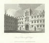 View of part of University College, Oxford by John Greig for Chalmers 1810