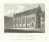View of part of Exeter College, Oxford by James Sargant Storer for Chalmers 1810
