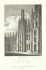 View of All Souls College, Oxford by James Sargant Storer for Chalmers 1810