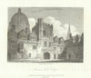 View of Brasenose College, Oxford by James Sargant Storer for Chalmers 1810