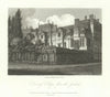 View of Trinity College from the Garden, Oxford by James Sargant Storer 1810