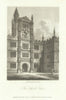 View of the Tower of the Five Orders, Bodleian Library, Oxford by J. Storer 1810