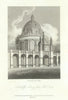View of Radcliffe Camera from All Souls, Oxford by John Greig for Chalmers 1810