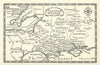 Small sketch Map of Thomas Hardy's Wessex—featured in the novel & poems 1943