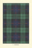 Armstrong tartan print — Scotland Scottish clans families 1938 old