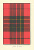 Brodie of Brodie tartan print — Scotland Scottish clans families 1938