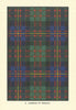 Cameron of Erracht tartan print — Scotland Scottish clans families 1938