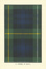 Campbell of Argyll tartan print — Scotland Scottish clans families 1938