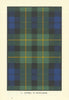Campbell of Breadalbane tartan print — Scotland Scottish clans families 1938