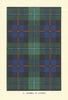 Campbell of Cawdor tartan print — Scotland Scottish clans families 1938