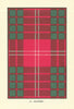 Crawfurd tartan print — Scotland Scottish clans families 1938 old