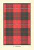 Cunningham tartan print — Scotland Scottish clans families 1938 old