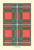 Drummond tartan print — Scotland Scottish clans families 1938 old