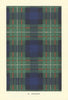 Ferguson tartan print — Scotland Scottish clans families 1938 old