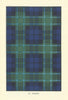 Graham tartan print — Scotland Scottish clans families 1938 old vintage