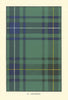 Henderson (MacKendrick) tartan print — Scotland Scottish clans families 1938