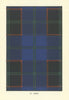 Home tartan print — Scotland Scottish clans families 1938 old vintage