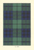 Keith tartan print — Scotland Scottish clans families 1938 old vintage