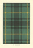 MacArthur tartan print — Scotland Scottish clans families 1938 old