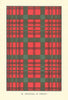 MacDonell of Keppoch tartan print — Scotland Scottish clans families 1938
