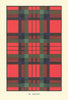Macduff (Duff) tartan print — Scotland Scottish clans families 1938 old
