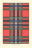 Macfarlane tartan print — Scotland Scottish clans families 1938 old