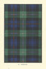 Mackenzie tartan print — Scotland Scottish clans families 1938 old