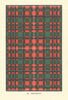 Mackinnon tartan print — Scotland Scottish clans families 1938 old