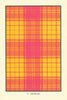 Macmillan tartan print — Scotland Scottish clans families 1938 old