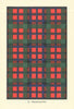 MacNaughton tartan print — Scotland Scottish clans families 1938 old