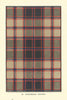 Macpherson, Hunting tartan print — Scotland Scottish clans families 1938